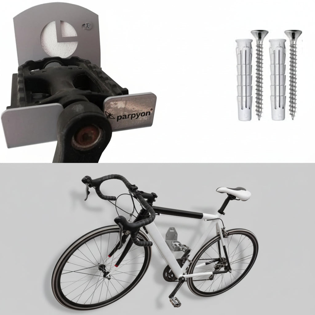 Porta Bici Da Muro Huniox - Supporto Per Biciclette Con Ganci E Protezione - Foto 7