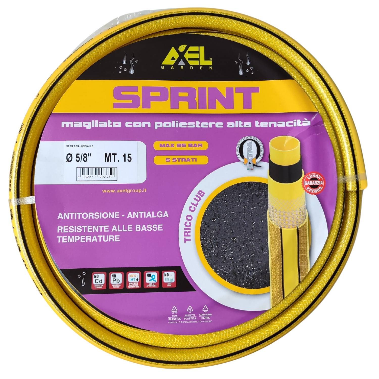 TUBO IRRIGAZIONE SPRINT 5/8 - 15 METRI