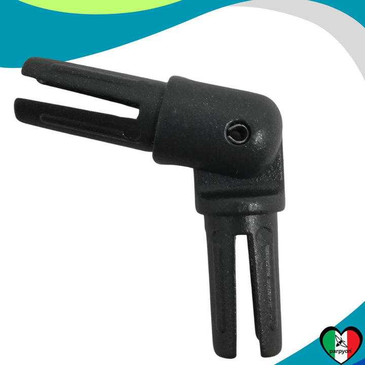 Accessori Ringhiera Grigio G.- Giunzione Snodo Tubo D. 13mm