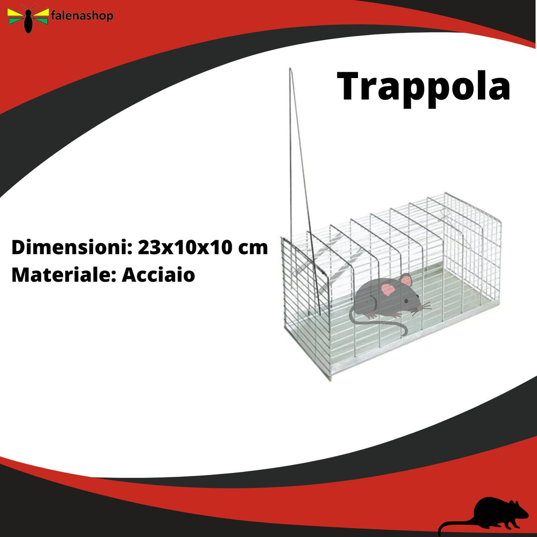 Kit Cattura Topi Ratti Animali indesiderati - Mod.1