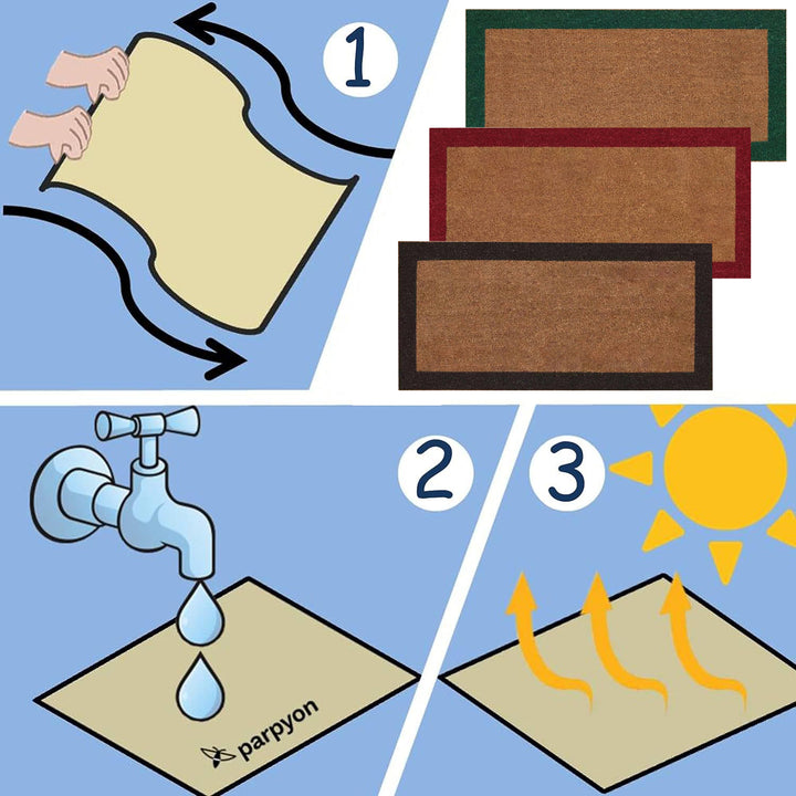 Zerbino ingresso casa Classico in Cocco cm 40X80 tappeto Antiscivolo