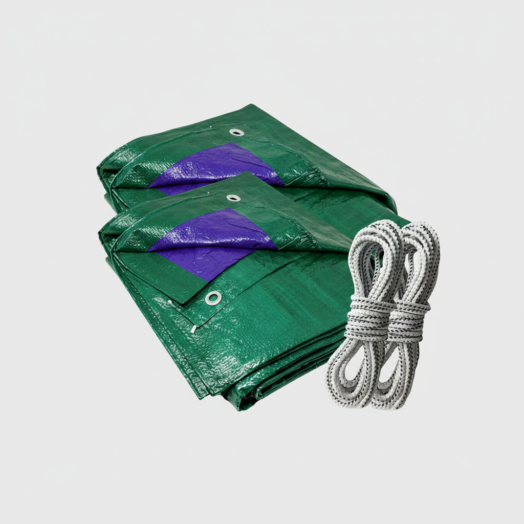 Telo Plastica Occhiellato In Polietilene - Variante: 8x12 - Foto 12