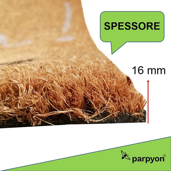 Zerbino ingresso casa Classico in Cocco cm 40X80 tappeto Antiscivolo