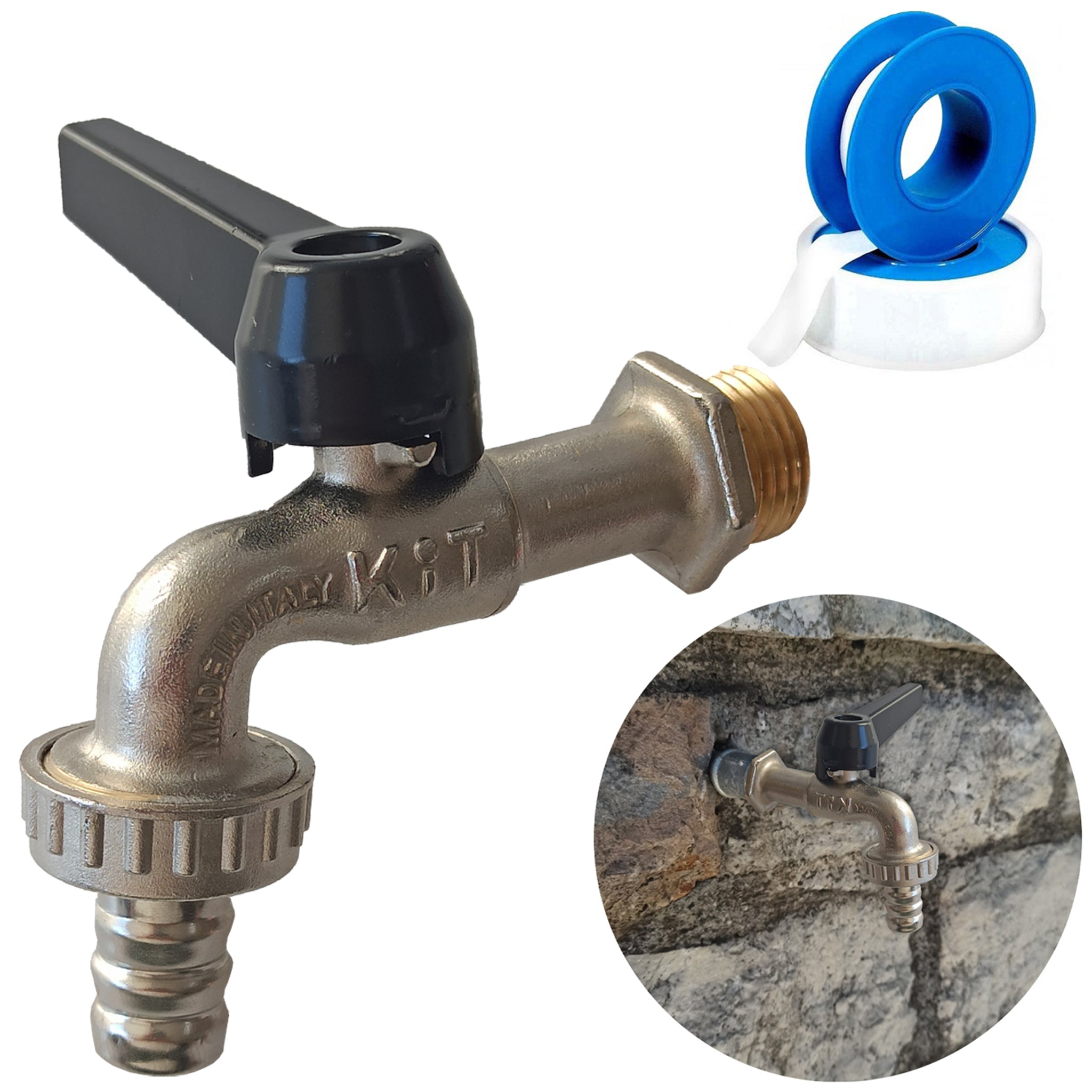 Kit 6 Maschi Per Filettatura Tubi NPT - Acciaio Carbonio, 1" A 1/8", Per Idraulica - Foto 7