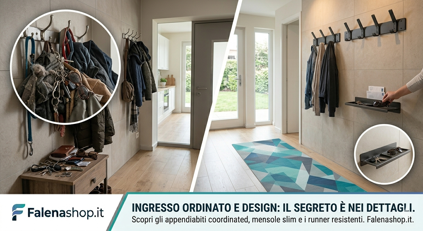🛋️ Trasforma il tuo ingresso da 'caos totale' a 'rivista di design' con meno di 30€.