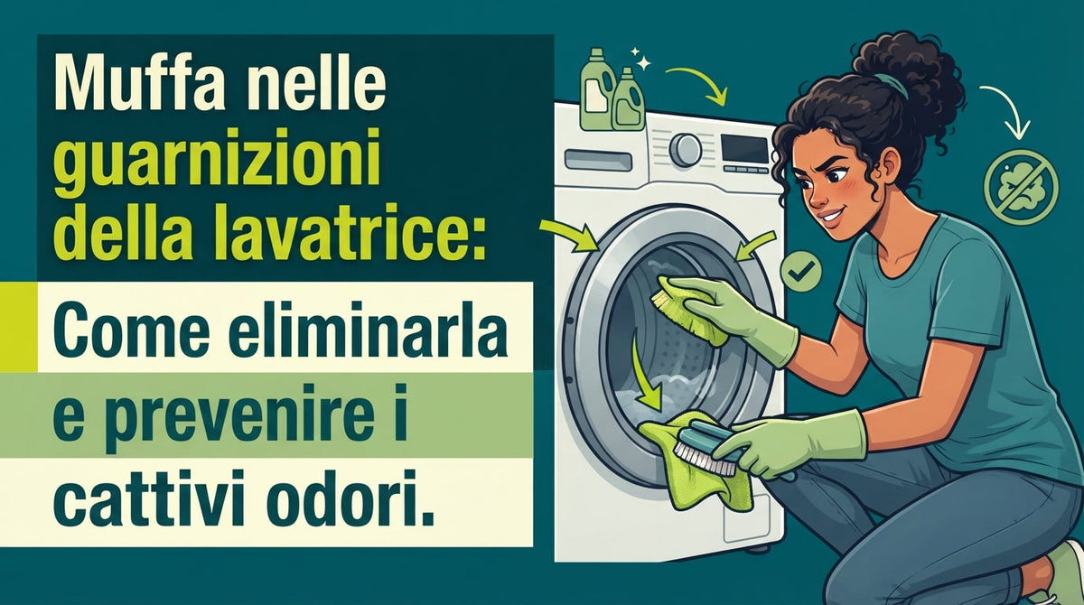 Addio Muffa Nera! Il Trucco Segreto per Smacchiare le Guarnizioni della Lavatrice a Costo Zero