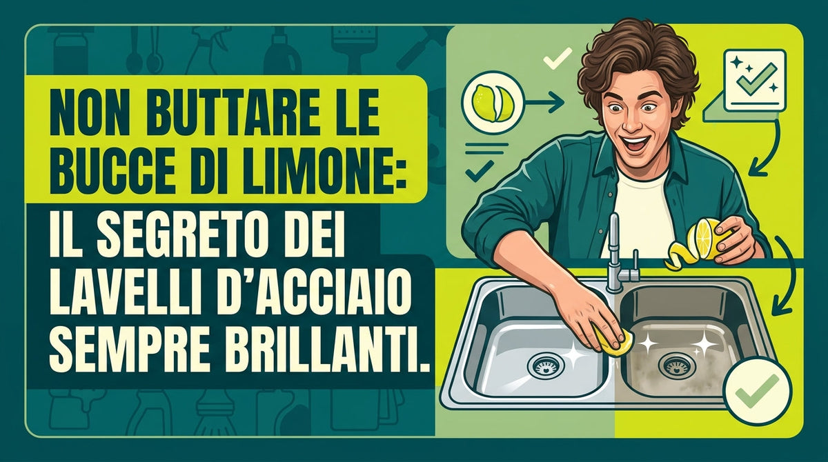 Smetti di buttare le bucce di limone! Il trucco assurdo per un lavello d'acciaio che brilla come nuovo
