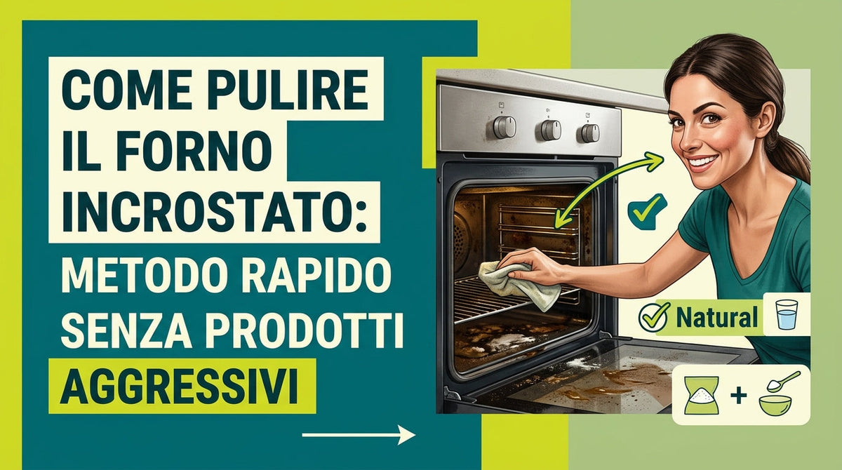 Basta faticare! Il trucco virale a costo zero per pulire il forno incrostato in un attimo