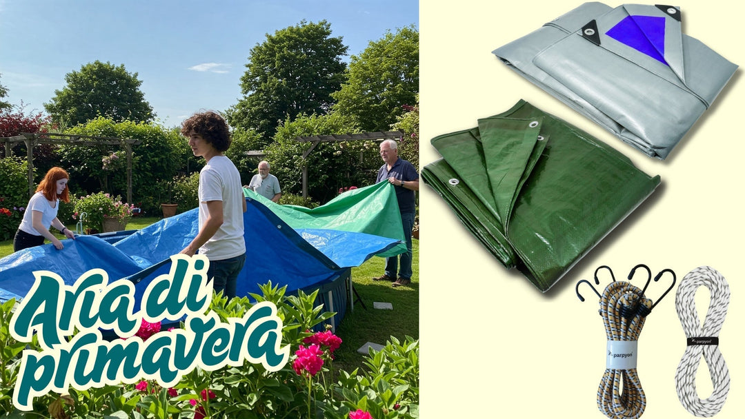 Teli occhiellati: i tuoi alleati tuttofare per piscina, ombra e molto altro!