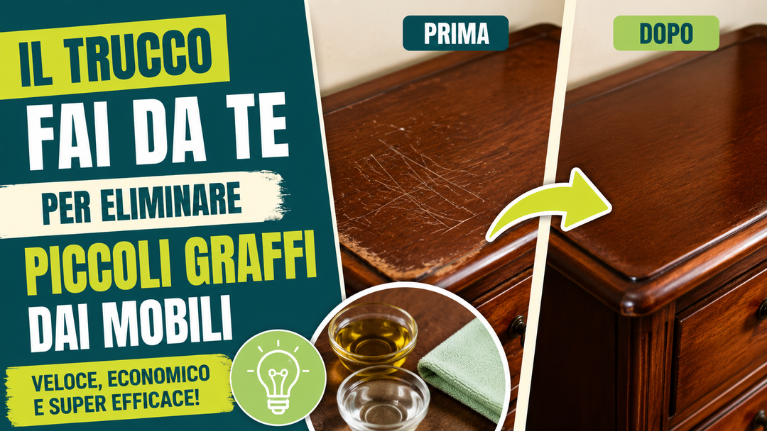 Graffi sui Mobili? Il Trucco Fai da Te che Li Fa Sparire