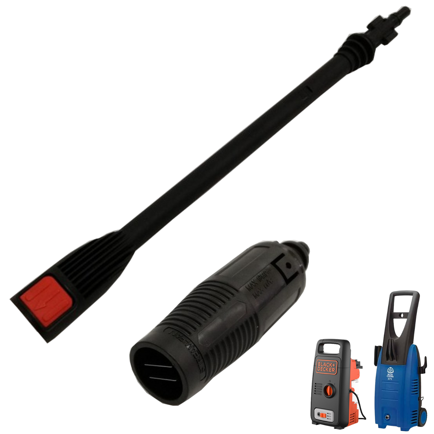 Lancia 772 + Testina Regolabile per idropulitrice AR Black Decker falenashop.myshopify.com