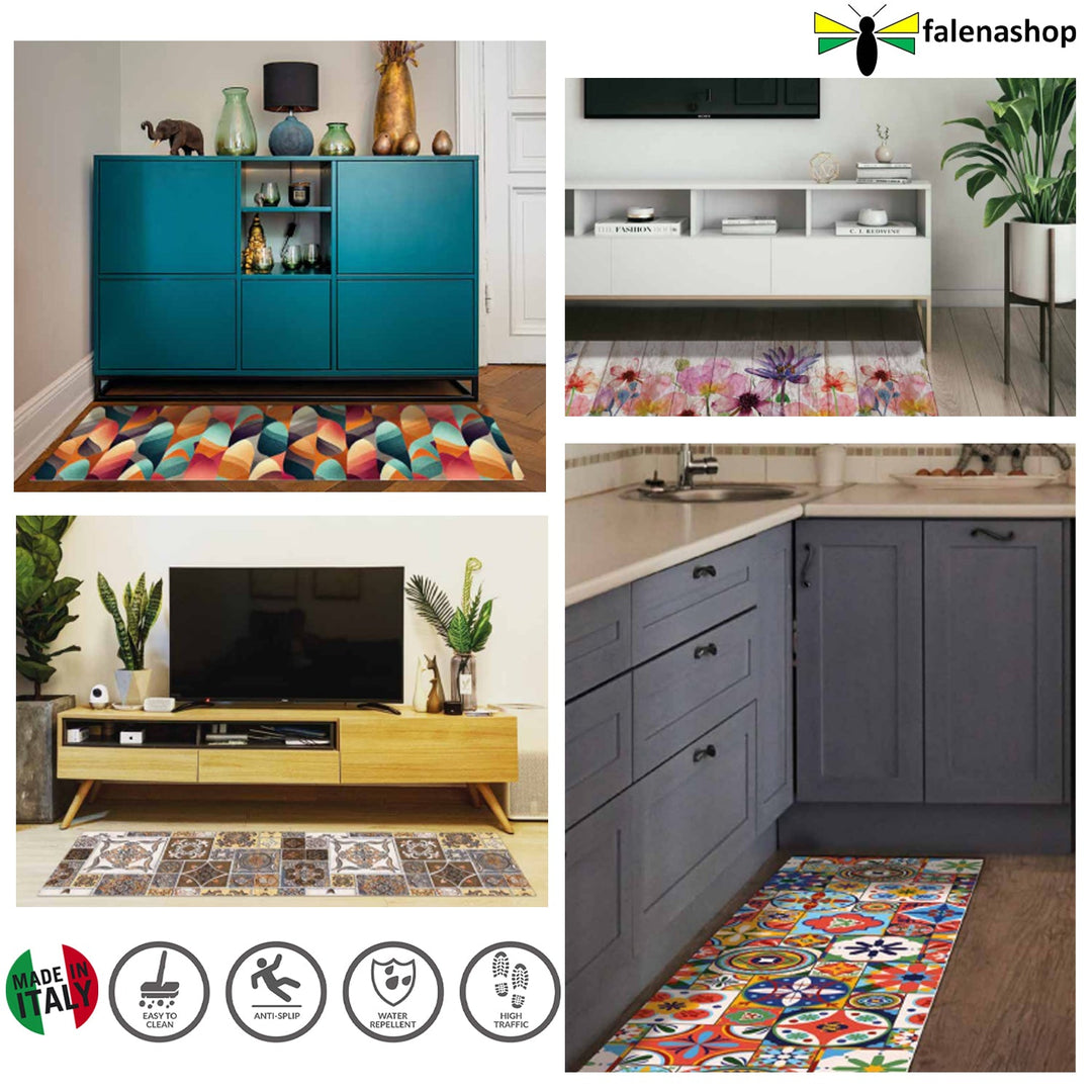 Tappeto cucina Lavabile Antiscivolo ALBY passatoia vari colori