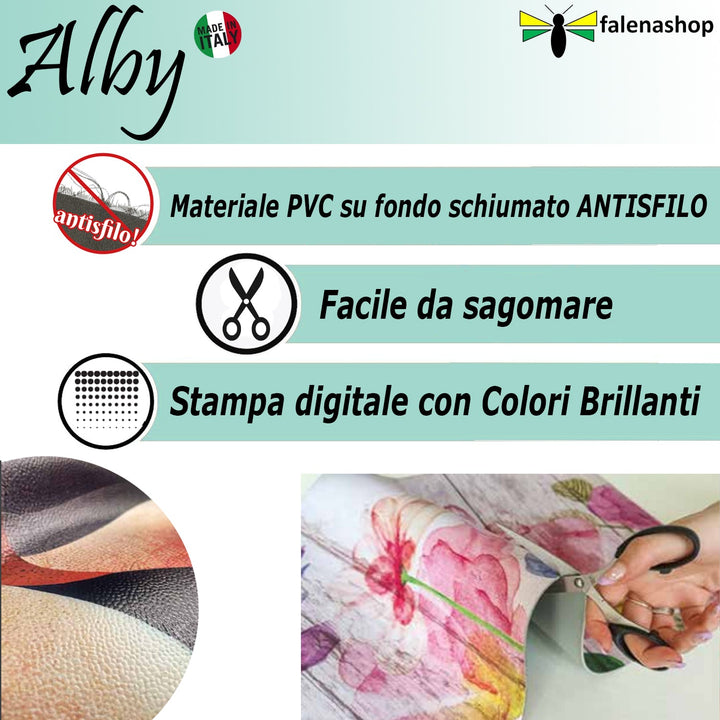 Tappeto cucina Lavabile Antiscivolo ALBY passatoia vari colori