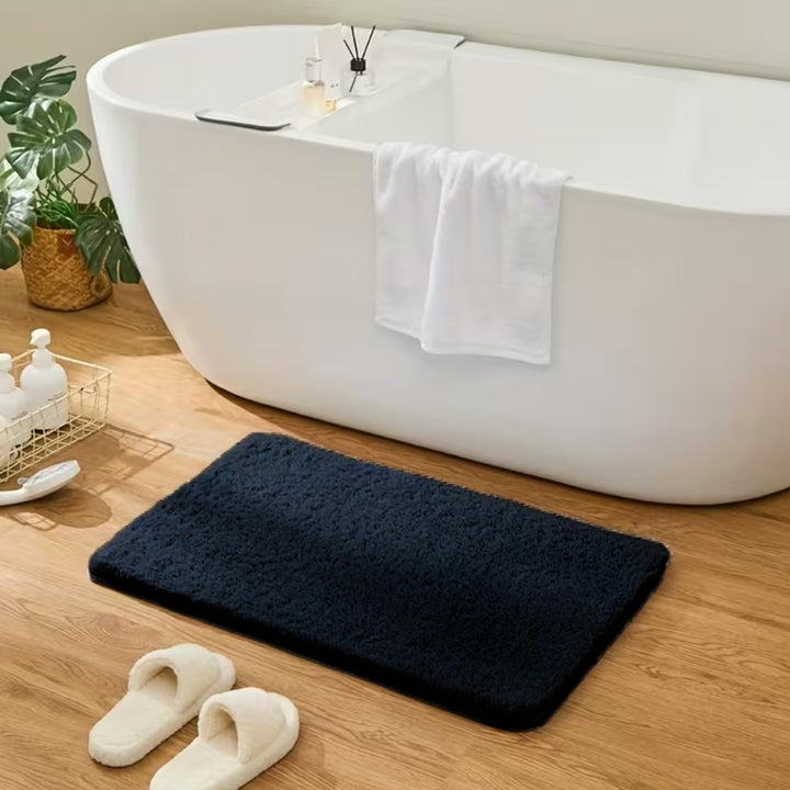 Tappeto Bagno Antiscivolo lavabile Nero per doccia vasca MOD.103