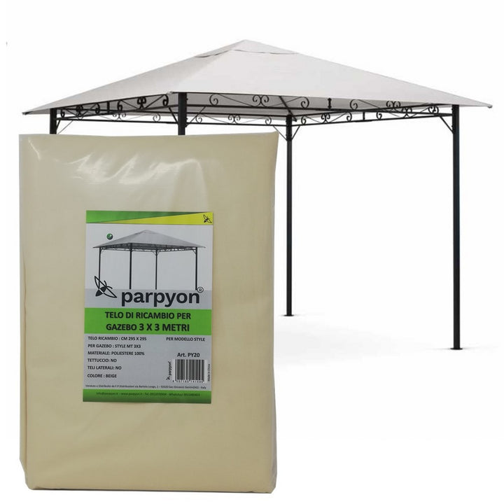 Telo gazebo 3x3 STYLE [OCCASIONE] Copertura per gazebo da giardino