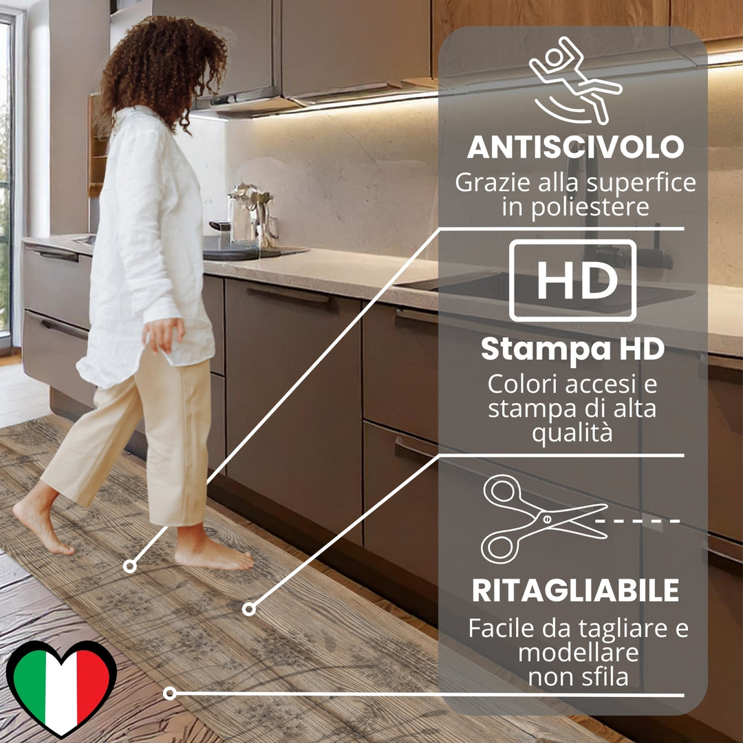 Tappeto cucina alex lavabile #colore_26a