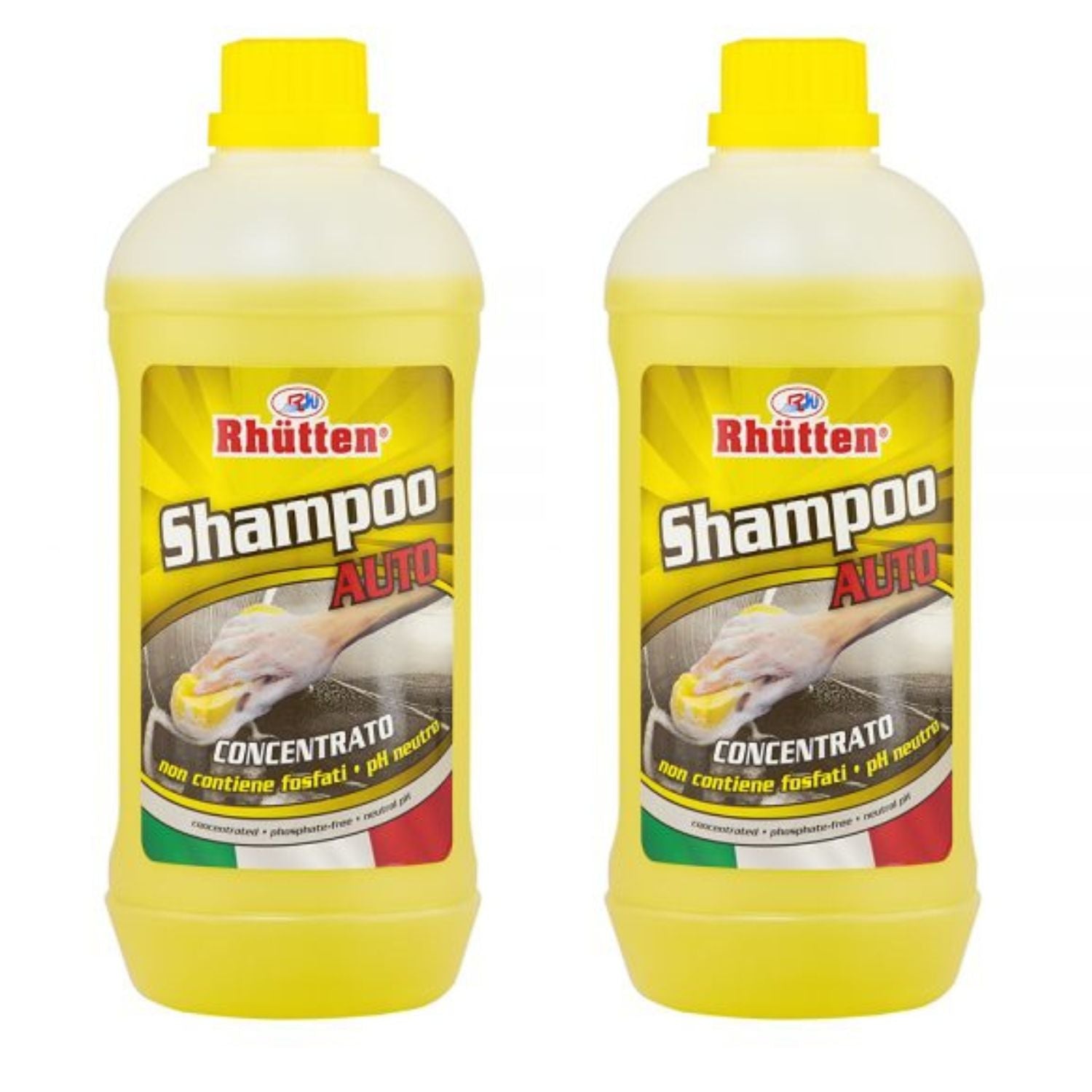 Shampoo Concentrato Rhutten 1LT per Lavaggio Auto-Moto falenashop.myshopify.com