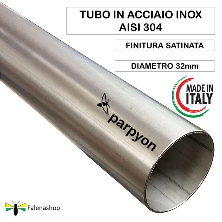 Tubo Acciaio Inox D.32mm - 4 Pz