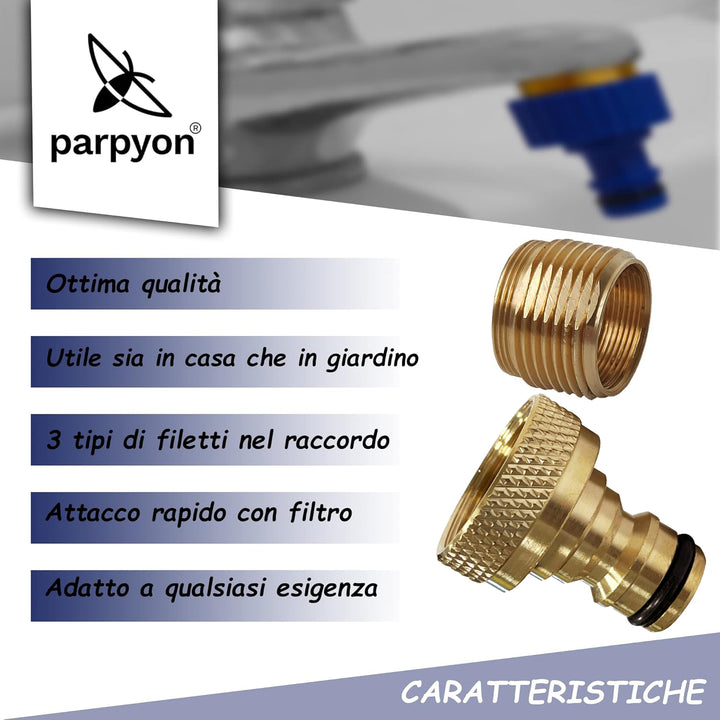 Adattatore Miscelatore Raccordo Rubinetto cucina bagno in Ottone