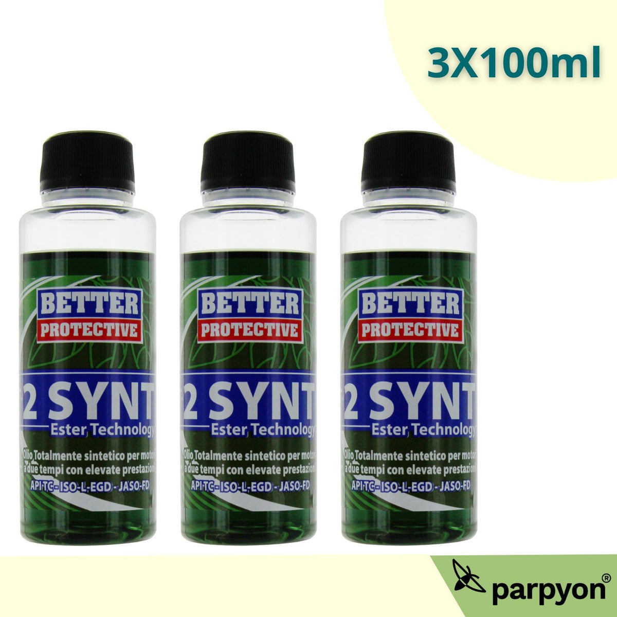 Olio per Miscela 2 Tempi 100% Sintetico 3pz Better Protective 2 Synt - 3pz da 100 ml falenashop.myshopify.com