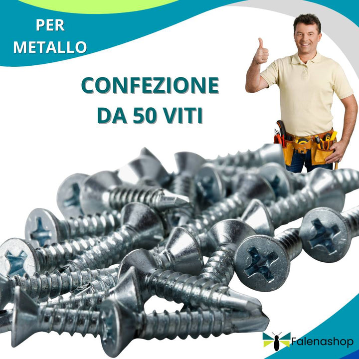 SC VITI AUTOPERF. TSP A CROCE 3,9X19 (PZ.50)