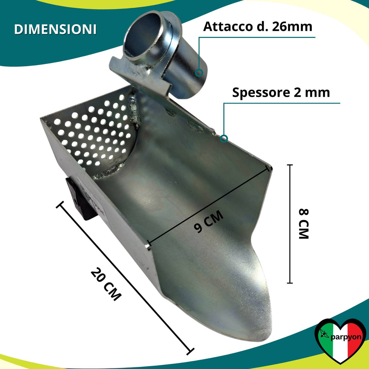 Pala Paletta Forata Tonda Per Pulizia Grondaia Grondaie Canali Canaline Di Scolo falenashop.myshopify.com