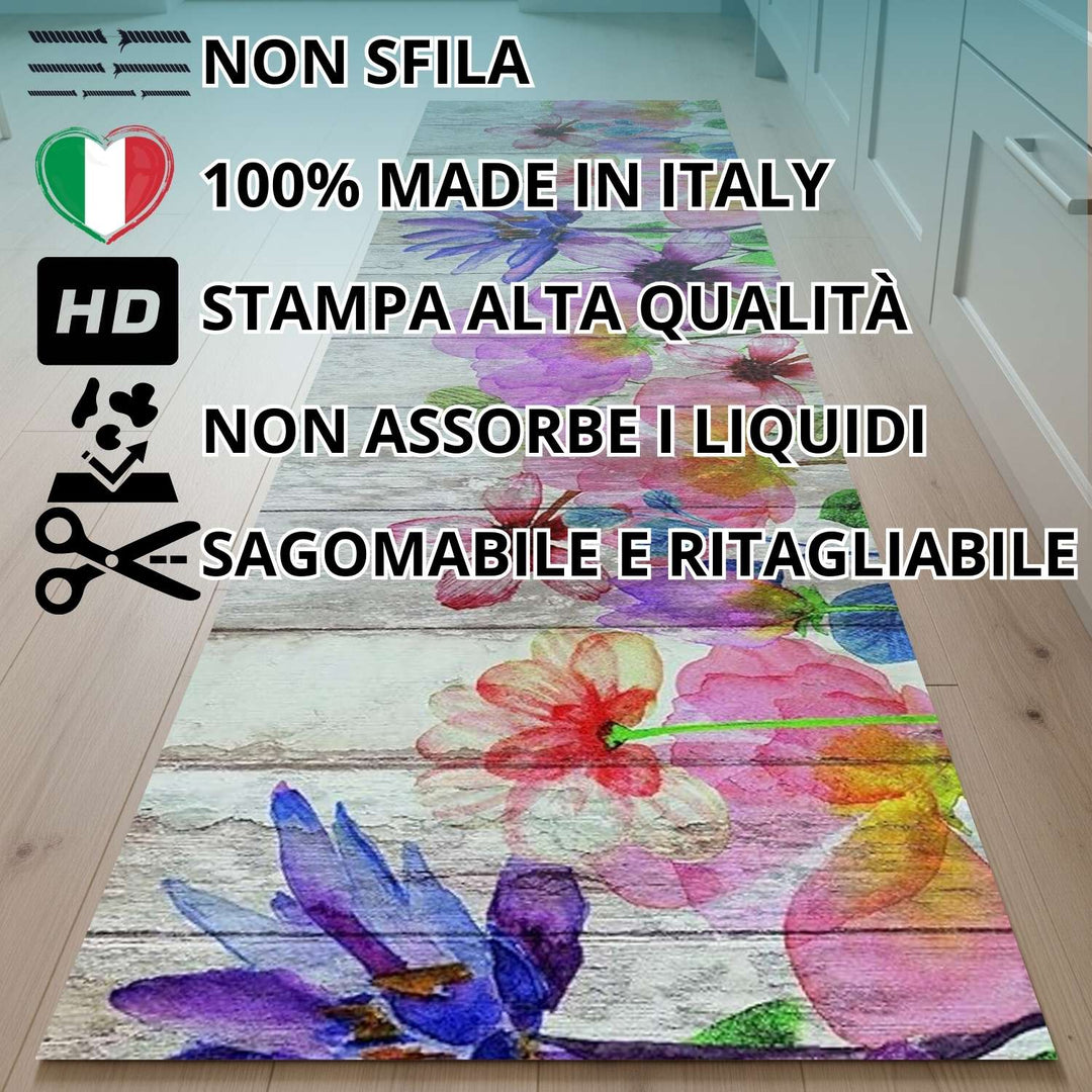 Tappeto cucina lavabile alby #colore_ab130