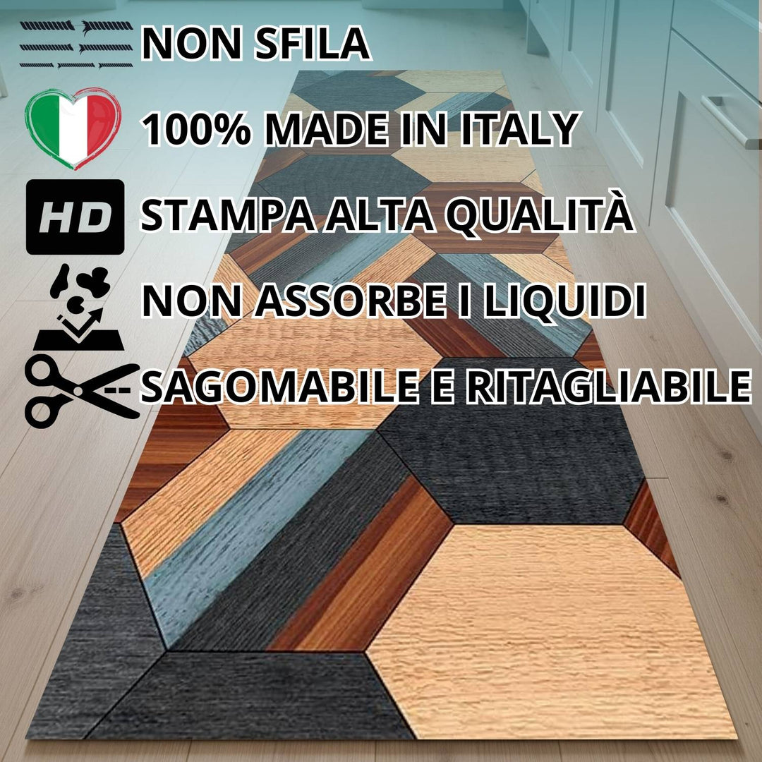 Tappeto cucina lavabile alby #colore_ab335