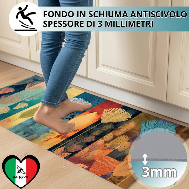 Tappeto cucina lavabile alby #colore_ab344