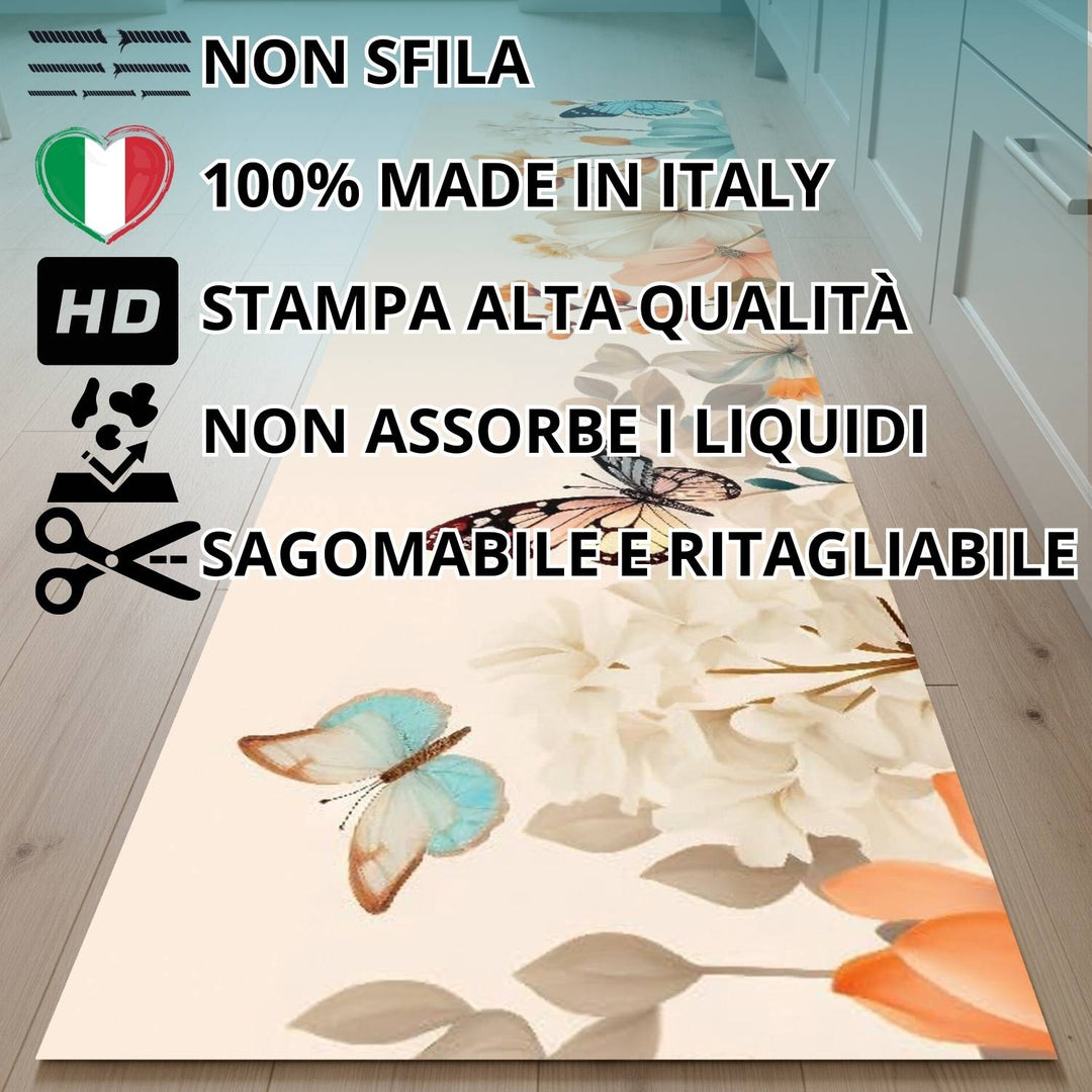 Tappeto cucina lavabile alby #colore_ab489