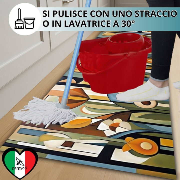 Tappeto cucina lavabile alby #colore_ab610