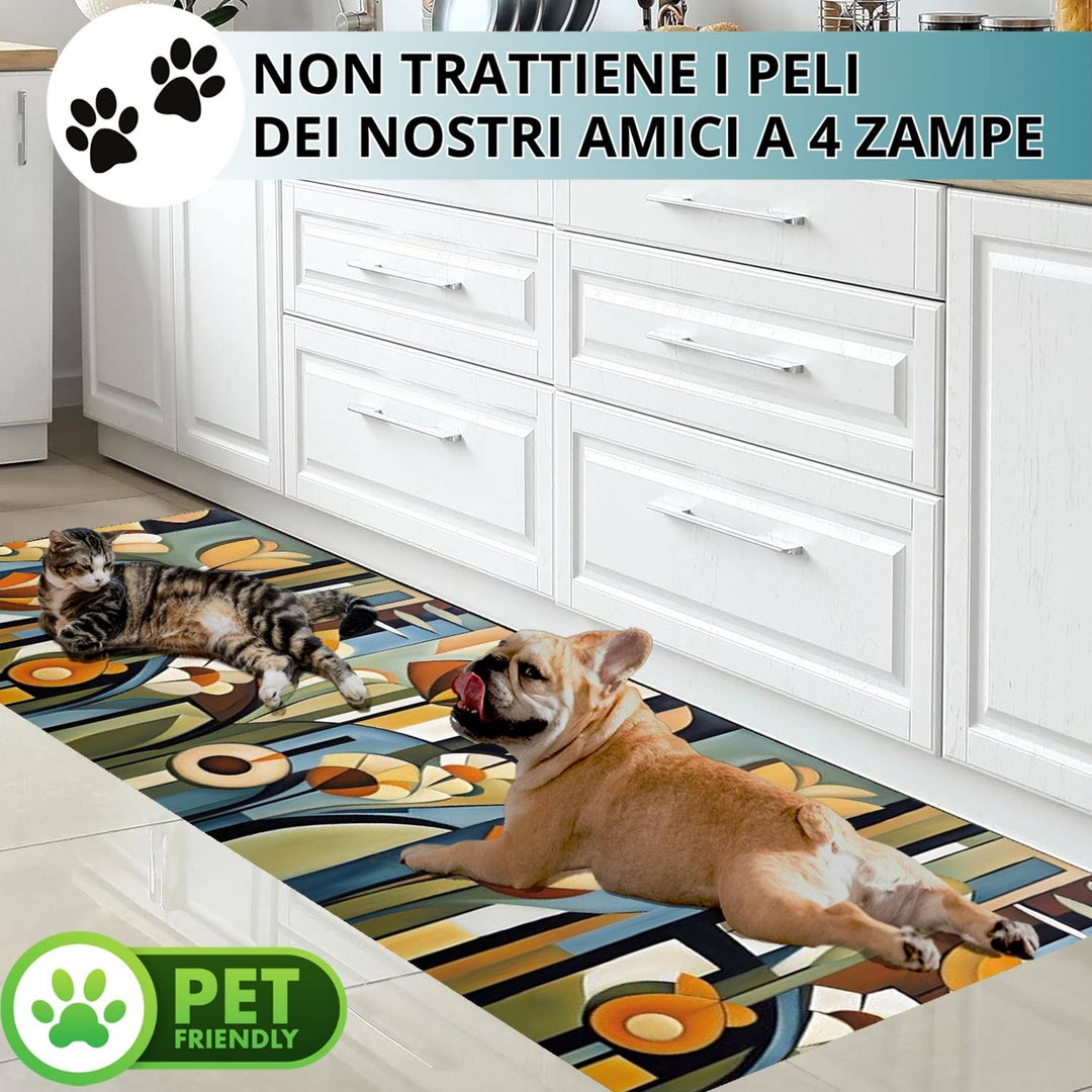 Tappeto cucina lavabile alby #colore_ab610