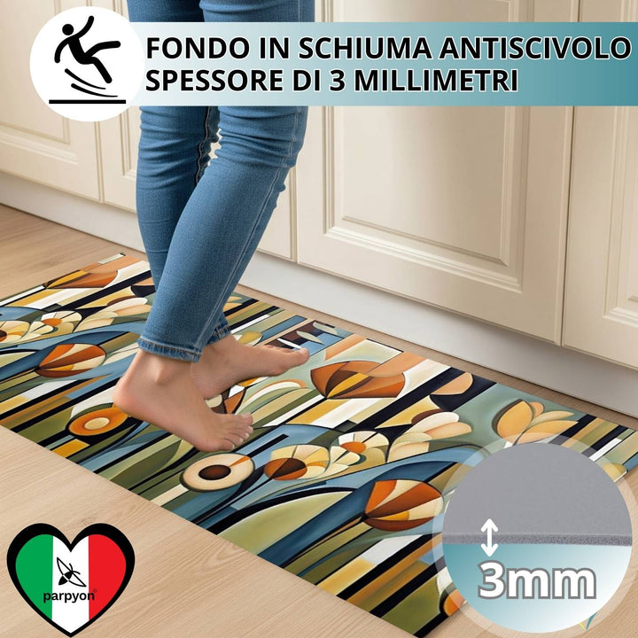 Tappeto cucina lavabile alby #colore_ab610