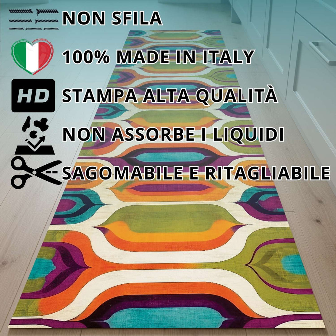 Tappeto cucina lavabile alby #colore_ab34
