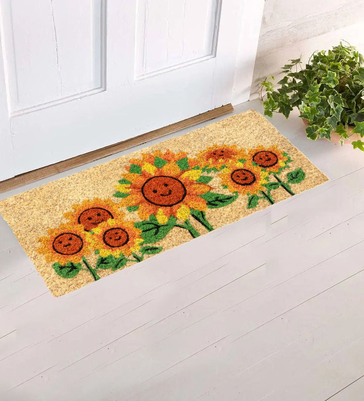 Zerbino Ingresso casa Divertente Simpatico cm 23X53 Tappeto Antiscivolo in Cocco