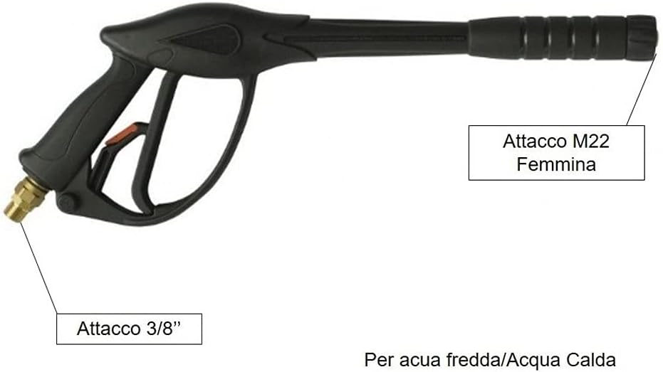Lavor pistola m22 piu lancia regolabile m22 ricambi idropulitrice