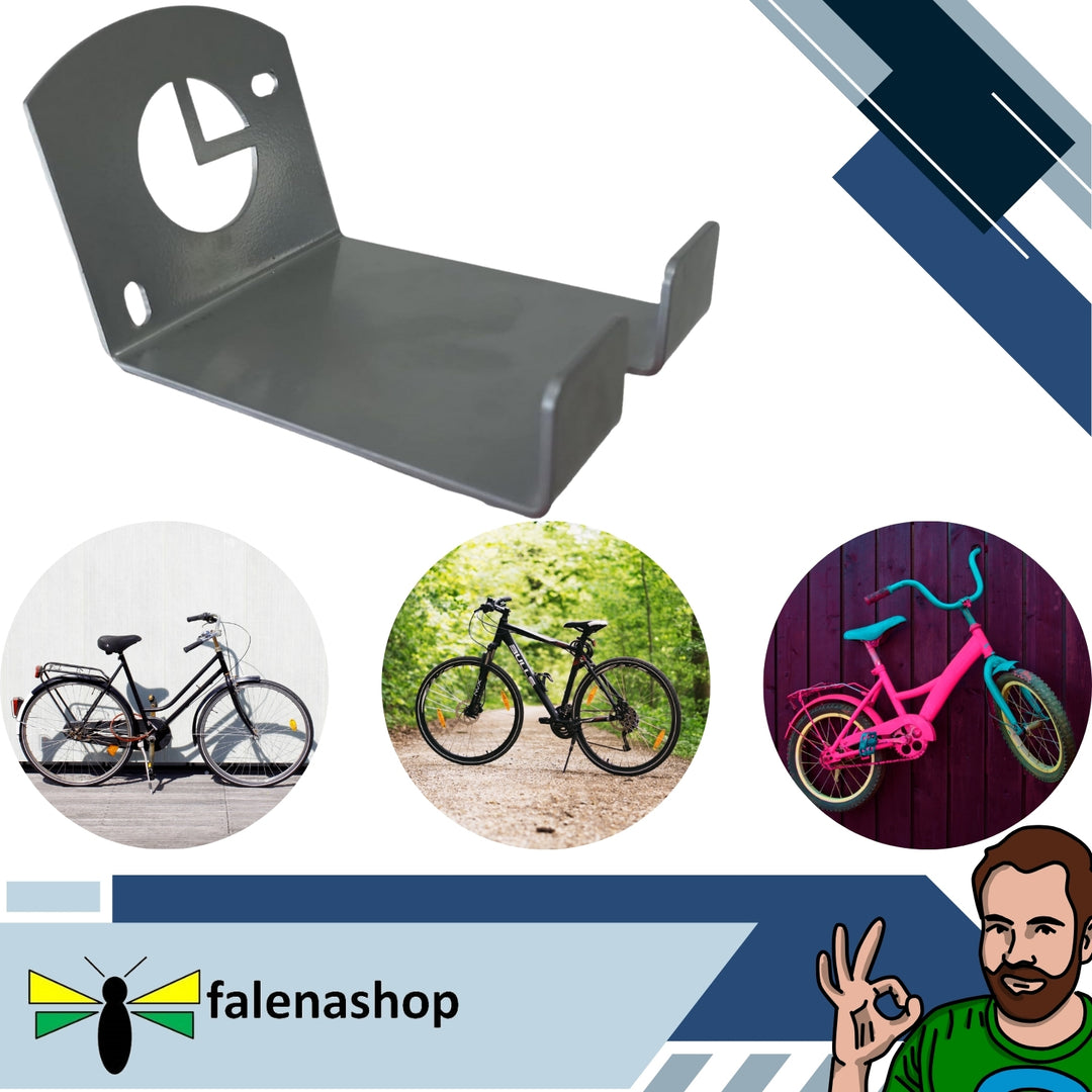 Parpyon® Porta biciclette da muro 1 gancio pedale