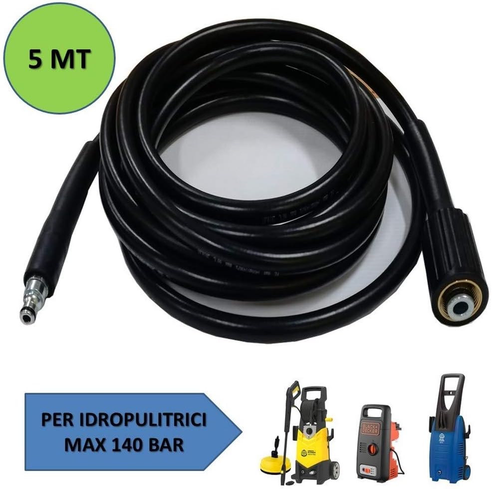 Kit Ricambi Per Idropulitrici Black & Decker | Lancia E Testine | Getto Turbo E Regolabile | Compatibile Con Modelli PW Serie - Foto 6