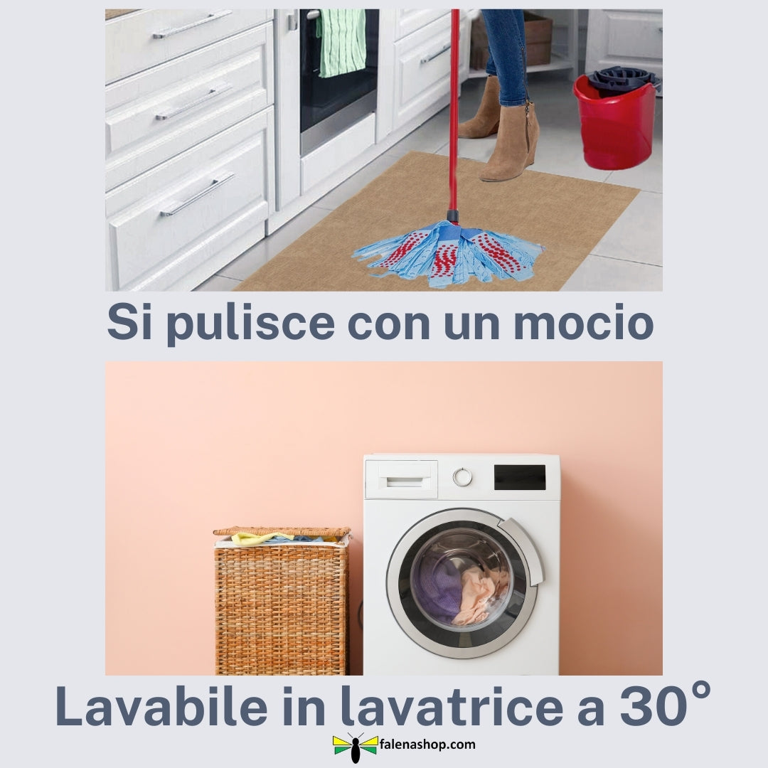 Tappeto passatoia Cucina Lavabile sixty dettagli#colore_x02