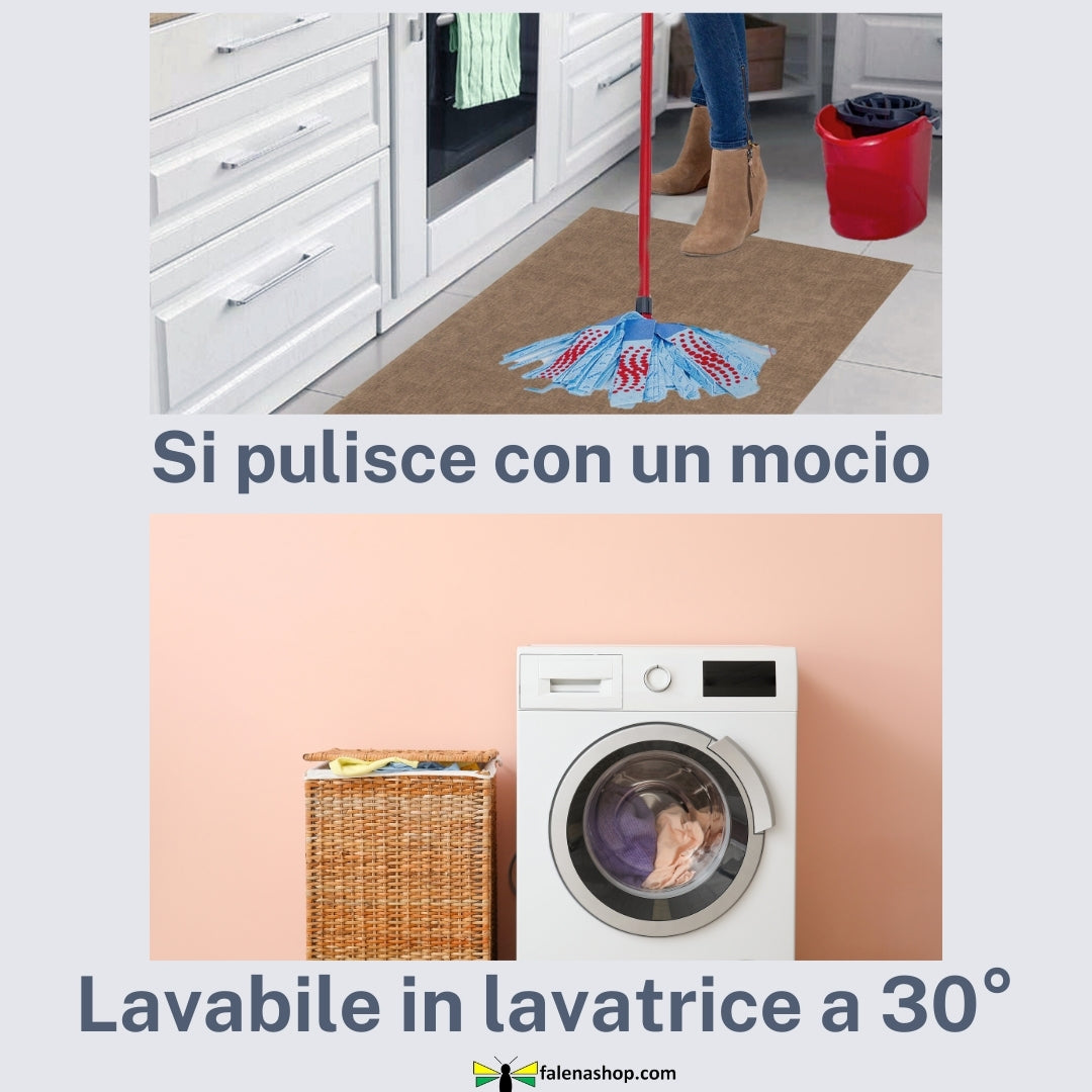 Tappeto passatoia Cucina Lavabile sixty dettagli#colore_x04