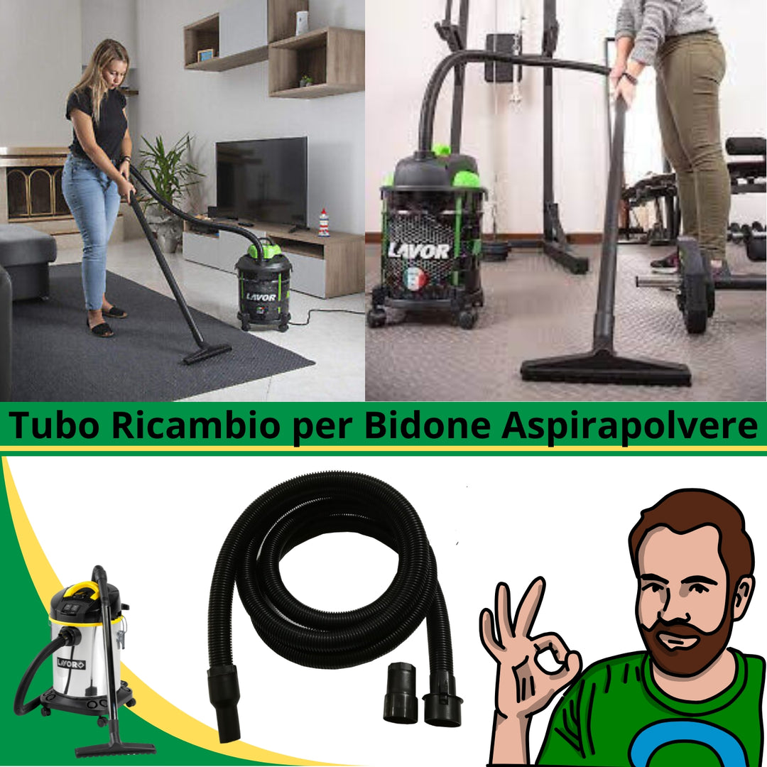 Lavor tubo aspirapolvere  4 mt ricambi accessori aspirapolveri