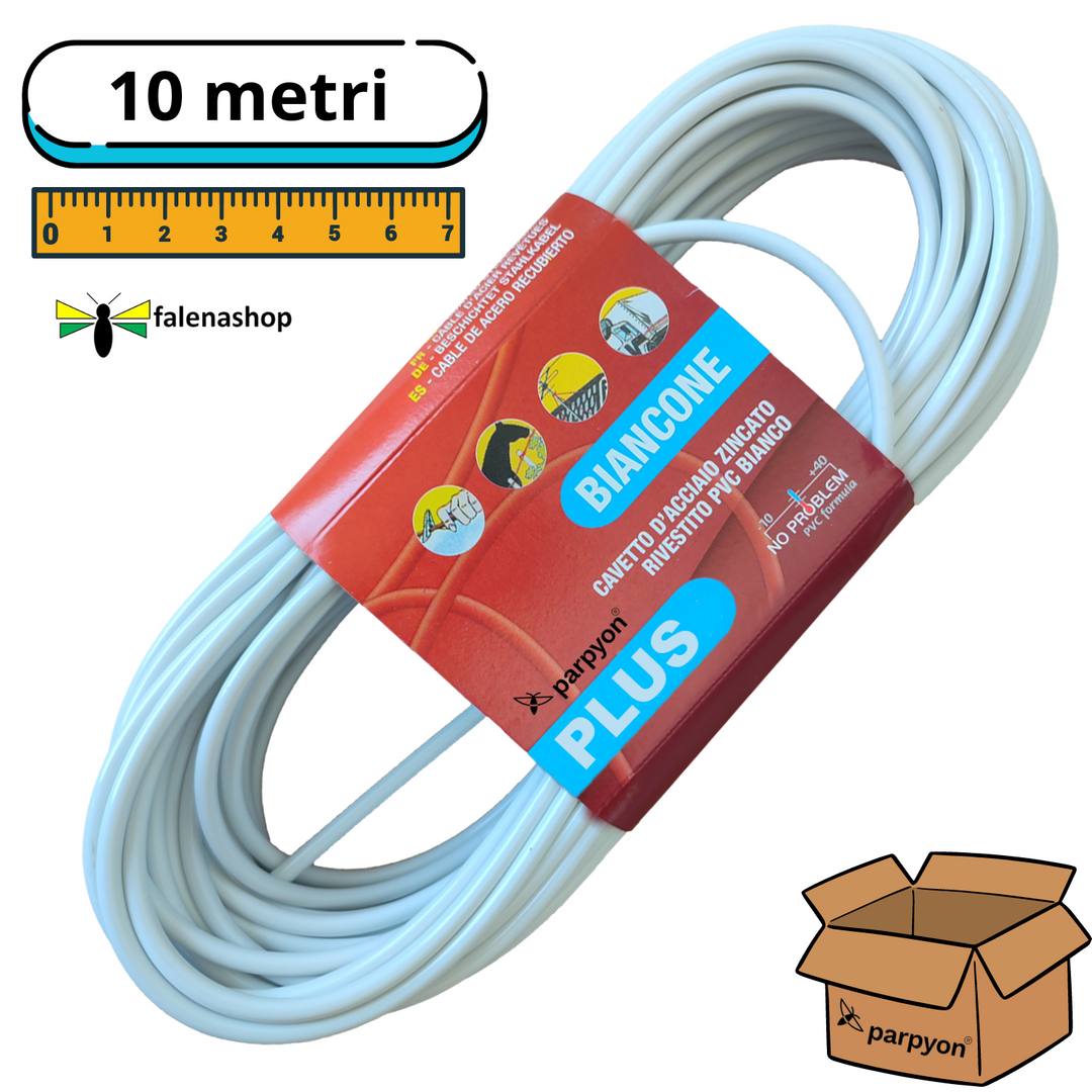 Filo per stendere il bucato da esterno Plus con anima Acciaio Plus 42 FILI d 4.5mm