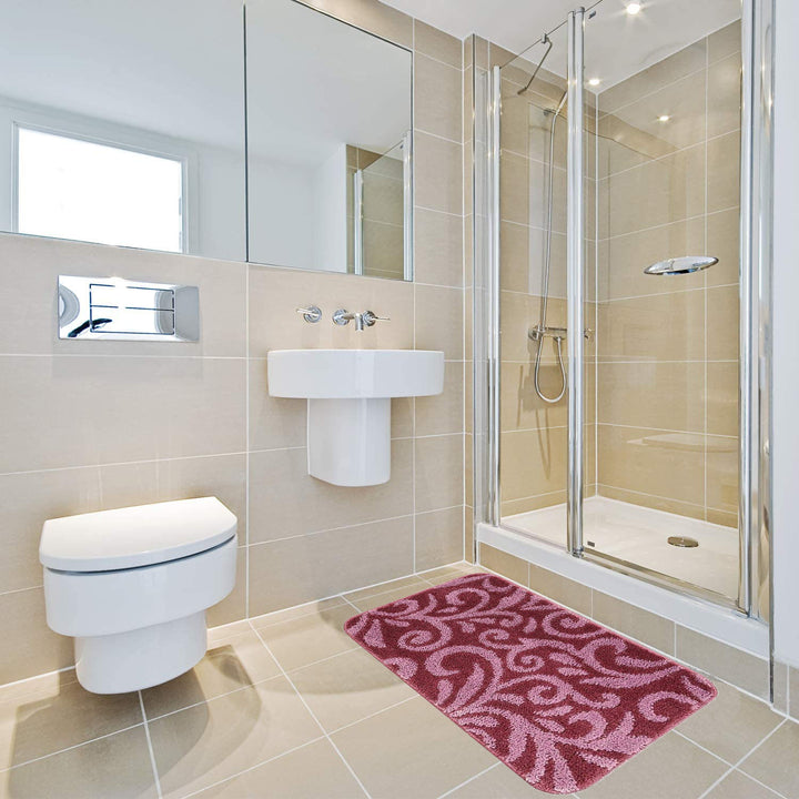 Tappeto Bagno Antiscivolo Giglio, CM 50X80 Lavabile in Lavatrice falenashop.myshopify.com