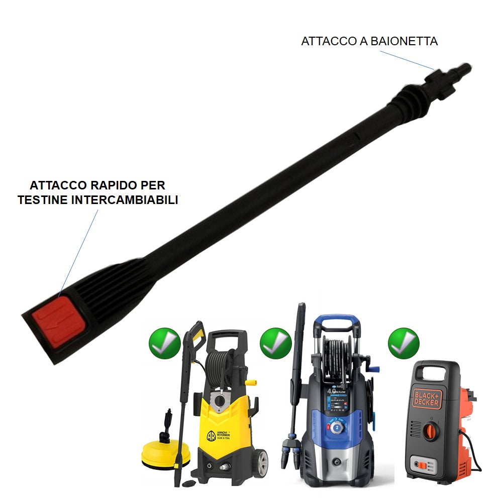 Kit Lancia 772 + Testina Regolabile per idropulitrice AR Black Decker