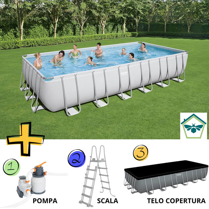 Piscina Bestway 56475 cm 732x366x132H con Accessori