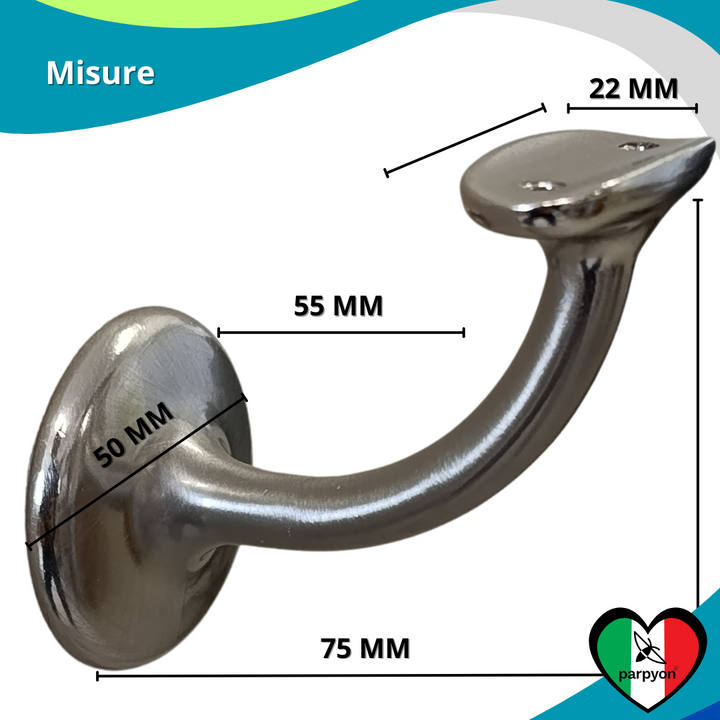 Accessori corrimano - Supporto tubo Mod V42R