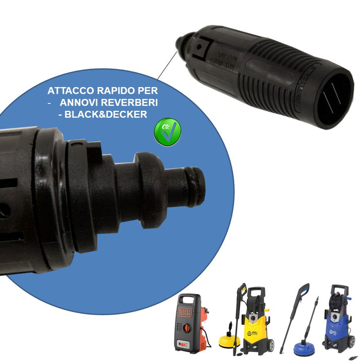 Kit Lancia 772 + Testina Regolabile per idropulitrice AR Black Decker