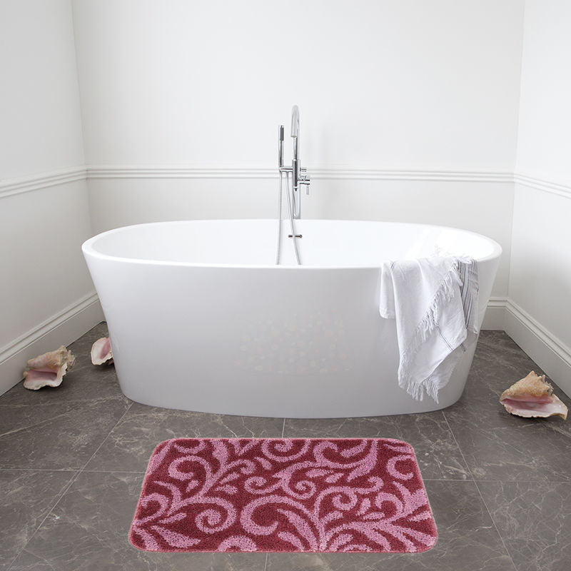 Tappeto Bagno Antiscivolo Giglio, CM 50X80 Lavabile in Lavatrice falenashop.myshopify.com