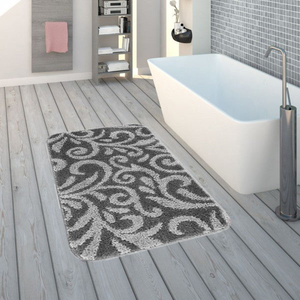 Tappeto Bagno Antiscivolo Giglio, CM 60X120 Lavabile in Lavatrice