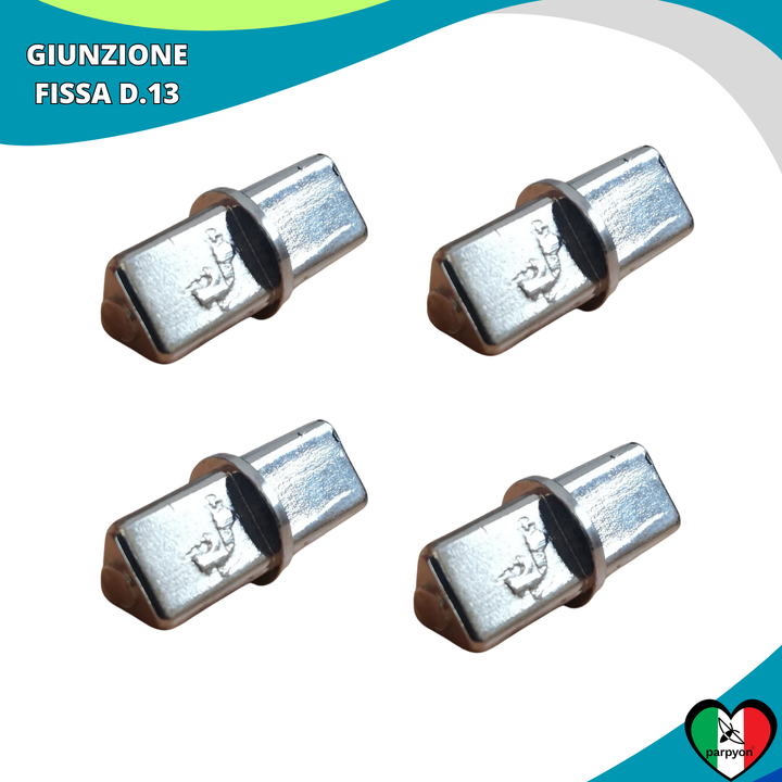 Accessori Ringhiera - Giunzione Fissa Tubo D. 13mm